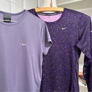 BUNDLE Nike Lavender Dri-FIT Athletic Top